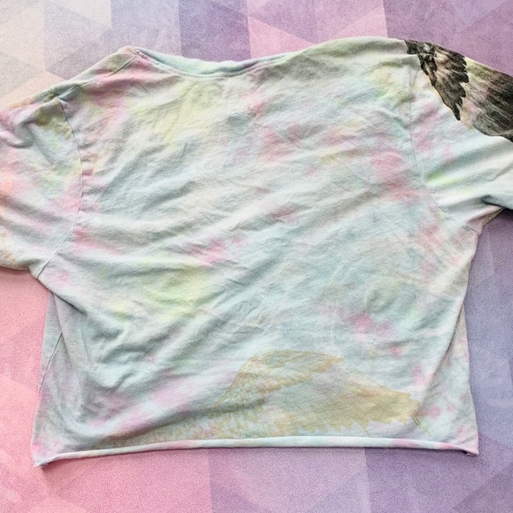 💘 UO Truly Madly Deeply Tie Dye Wing Crop shirt - Picture 6 of 7